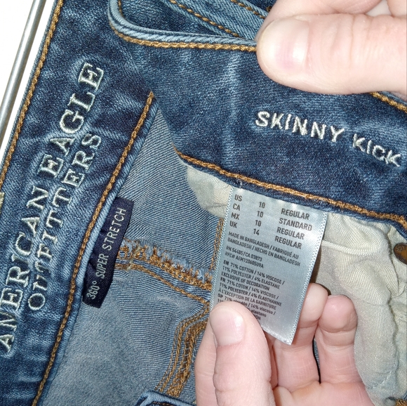 American Eagle jeans size 10 - Picture 3 of 3